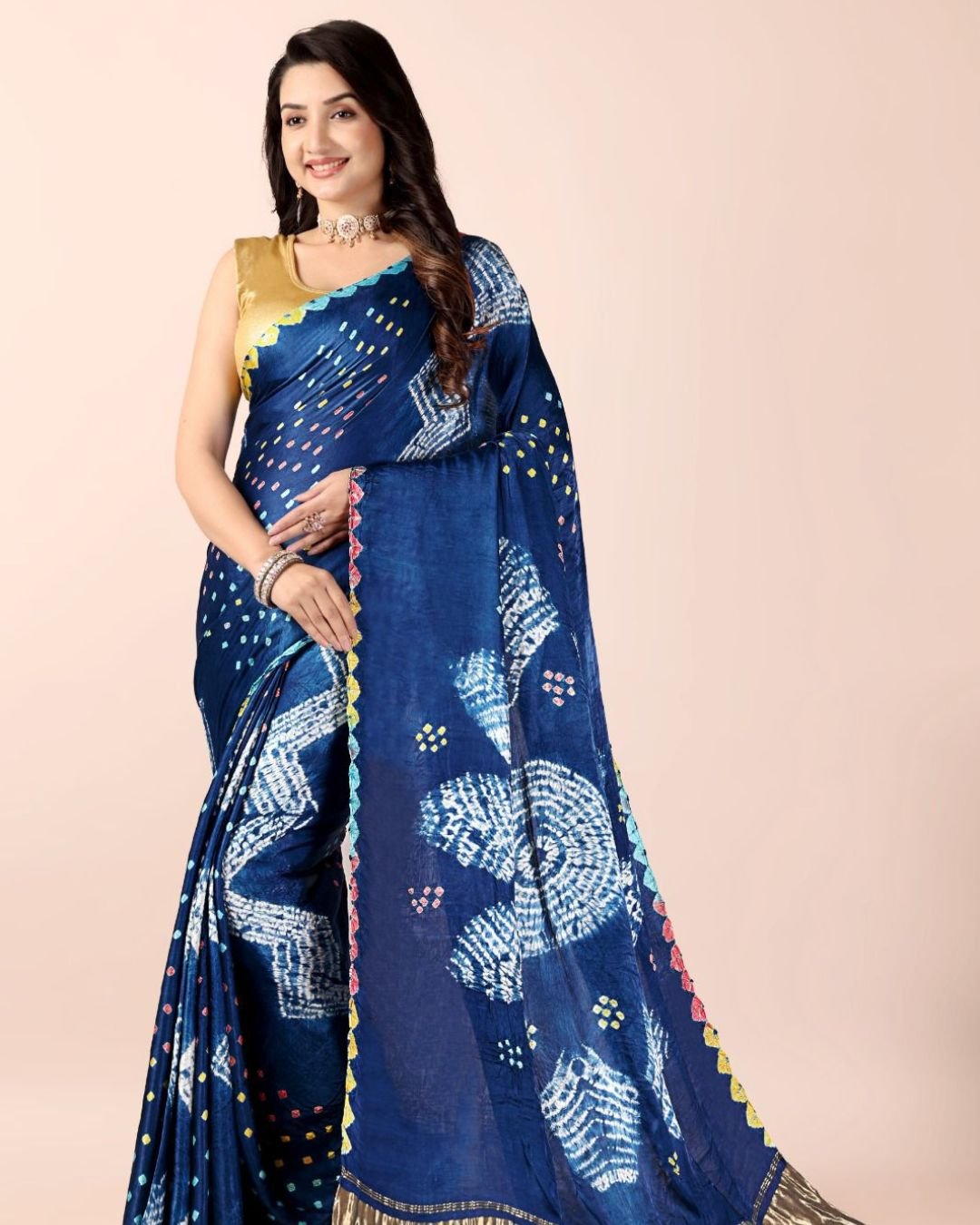 Multi Shibri Saree